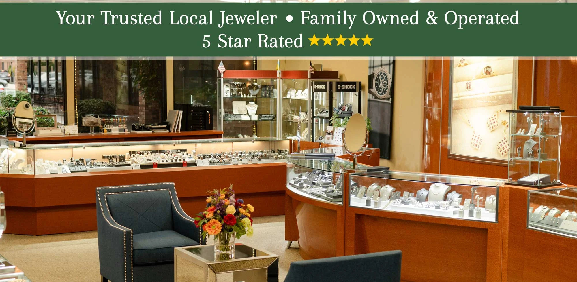 Family discount owned jewelers